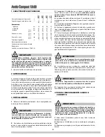 Preview for 4 page of Ugolini ARCTIC Compact 12L Operator'S Manual