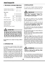 Preview for 10 page of Ugolini ARCTIC Compact 5/1 Operator'S Manual