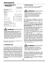 Preview for 16 page of Ugolini ARCTIC Compact 5/1 Operator'S Manual