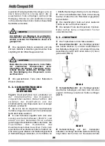 Preview for 26 page of Ugolini ARCTIC Compact 5/1 Operator'S Manual