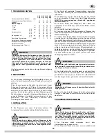 Preview for 19 page of Ugolini Arctic Deluxe 12L Operator'S Manual