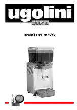 Preview for 1 page of Ugolini CADDY UL Operator'S Manual