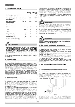 Предварительный просмотр 22 страницы Ugolini INSTANT 20/2 Operator'S Manual