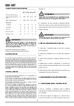 Preview for 4 page of Ugolini M20 Operator'S Manual