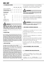 Preview for 22 page of Ugolini M20 Operator'S Manual