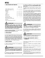 Preview for 4 page of Ugolini MT GL Operator'S Manual