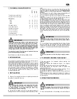 Preview for 11 page of Ugolini MT GL Operator'S Manual