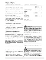 Preview for 14 page of Ugolini NG 10/1 Operator'S Manual