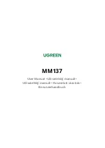 Предварительный просмотр 1 страницы UGREEN MM137 User Manual