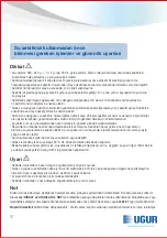 Preview for 6 page of Ugur USS 20 LX User Manual