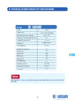 Preview for 33 page of Ugur USS 85 Operating Manual