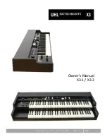 Preview for 1 page of UHL Instruments X3-1 Owner'S Manual