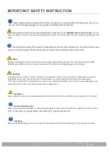 Preview for 2 page of UHL Instruments X4 V Series Owner'S Manual