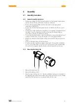 Preview for 12 page of uhlmann & zacher Clex private CX2120 Operating And Assembly Manual