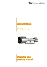 uhlmann & zacher Clex private CX2122 Operating And Assembly Manual предпросмотр