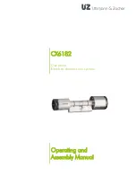 uhlmann & zacher CX6182 Assembly Manual preview