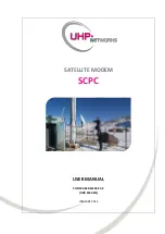 UHP NETWORKS SCPC User Manual preview