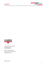 Preview for 3 page of UHRIG Quick-Lock Flex 200 User Manual