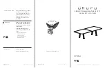 uhuru BROAD COMMUNAL TABLE Assembly Instructions preview