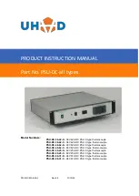 UHVD PSU-DC-36-42-C Product Instruction Manual preview