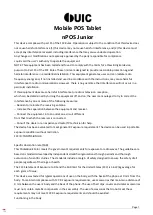 Preview for 1 page of UIC nPOS Junior Quick Manual