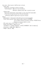 Preview for 7 page of UINICS SP-490 Series Operation Manual