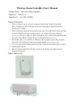 Предварительный просмотр 1 страницы UIS WAC-110 User Manual