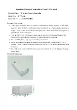 Preview for 1 page of UIS WPC-110 User Manual