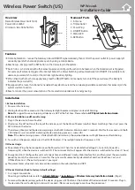 Предварительный просмотр 1 страницы UIS WPW-220A Installation Manual