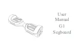 UK Segboards G1 User Manual preview