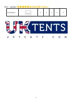 Preview for 8 page of UK Tents ECONOMY Prime 4m Series Manual