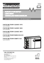 UKAL BEAUMONT CLASSIC S170 User Manual preview