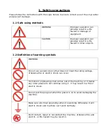 Preview for 3 page of Ukcutter SMURF HW1200 Operator'S Manual