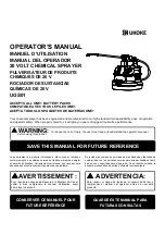 Ukoke UGS01 Operator'S Manual preview