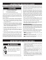 Preview for 6 page of UL 2.5 Gallon 120 volt water heater Instruction Manual