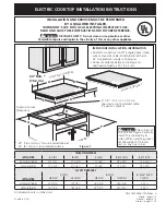 UL FFEC2111QB Installation Instructions Manual preview