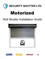 Предварительный просмотр 1 страницы UL Motorized Installation Manual