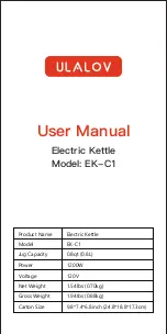 Preview for 1 page of ULALOV EK-C1 User Manual