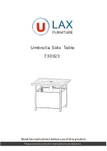 ULAX FURNITURE 730023 Manual preview