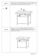 Предварительный просмотр 6 страницы ULAX FURNITURE 730023 Manual