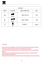 Preview for 3 page of ULAX FURNITURE 970144 Manual