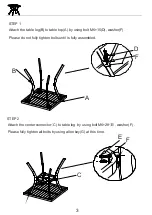 Preview for 4 page of ULAX FURNITURE 970144 Manual