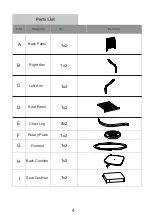 Preview for 11 page of ULAX FURNITURE 970144 Manual