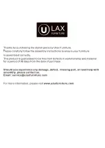 Preview for 2 page of ULAX FURNITURE 970219 Assembly Instructions Manual