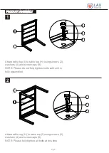 Preview for 4 page of ULAX FURNITURE 970351 Instruction Manual