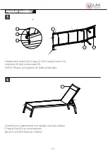 Preview for 6 page of ULAX FURNITURE 970351 Instruction Manual