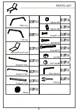 Preview for 2 page of ULAX FURNITURE Chaise Lounge Assembly Instructions Manual