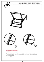 Preview for 5 page of ULAX FURNITURE Chaise Lounge Assembly Instructions Manual