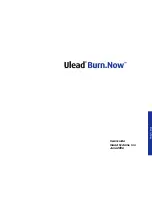 Ulead BURN.NOW 4 User Manual preview