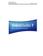 Preview for 1 page of Ulead VideoStudio 7 Manual